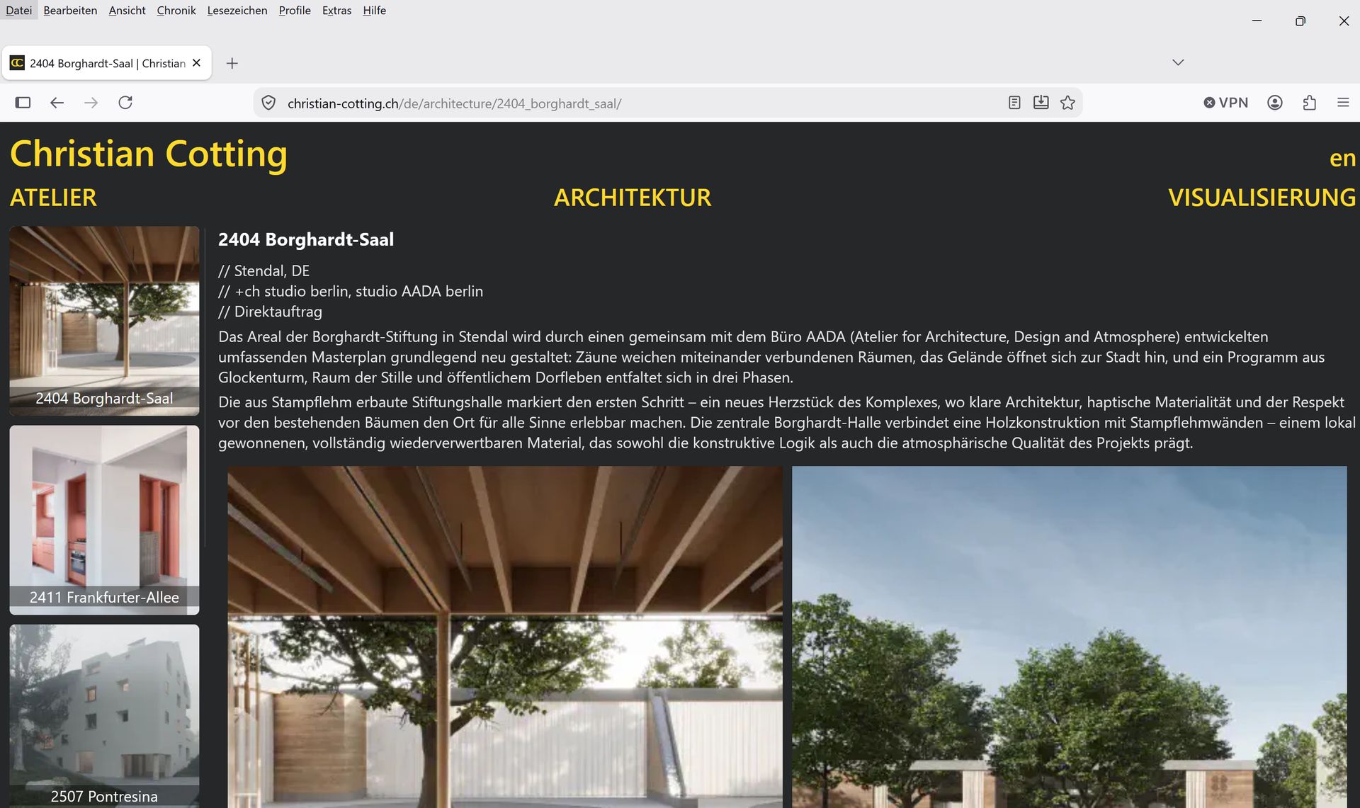 Christian Cotting, Atelier für Architektur und Visualisierung